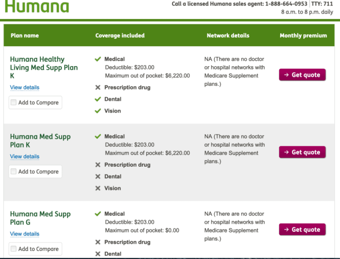 Humana connect medicare supplement