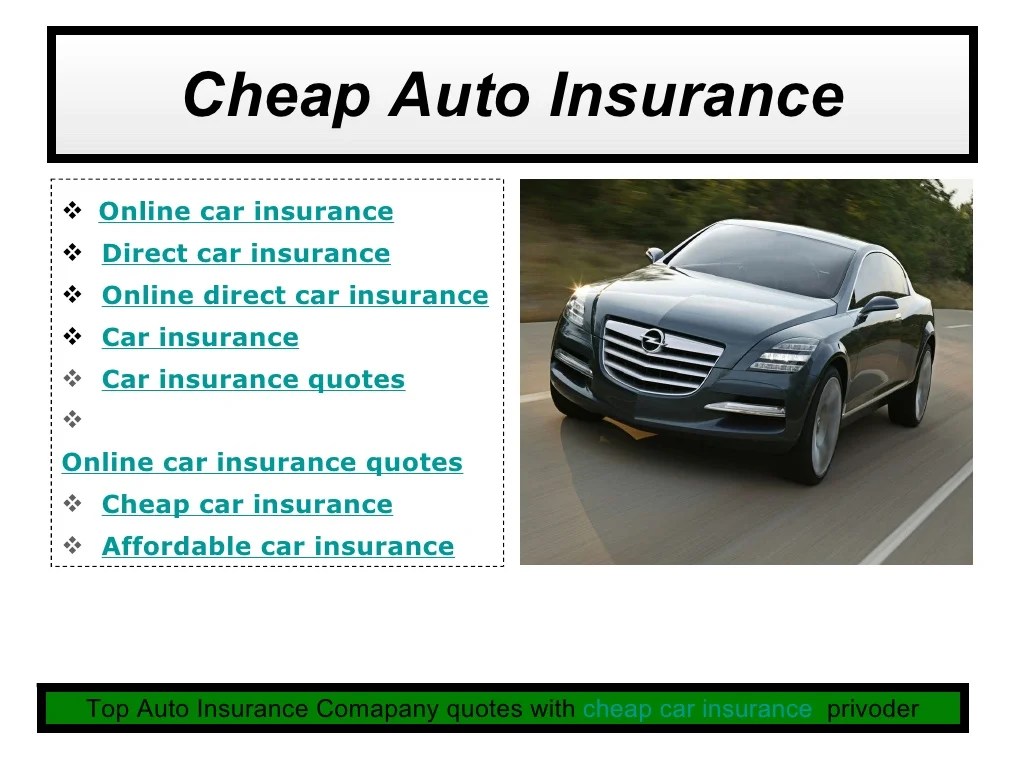 Direct insurance online quote