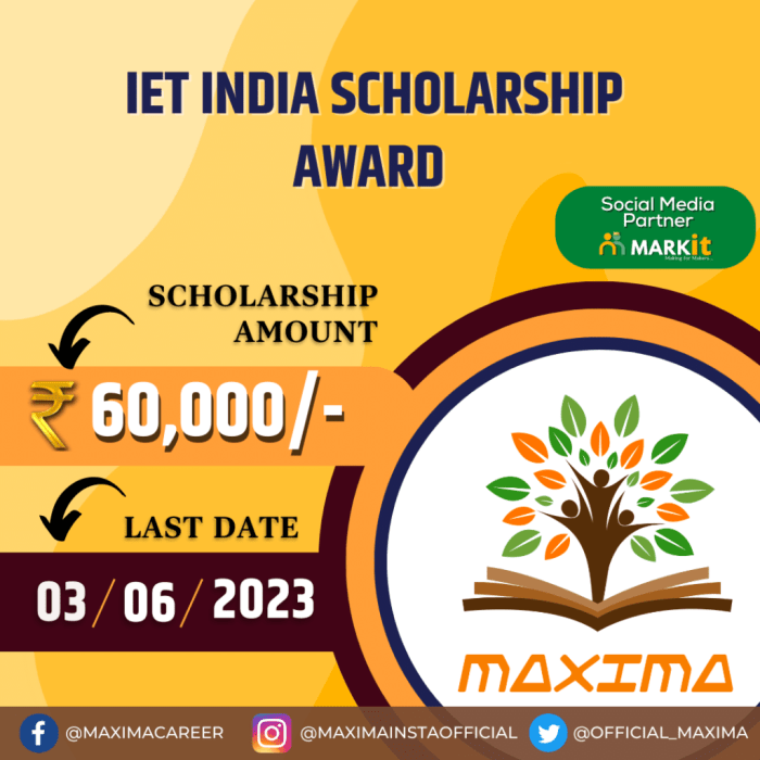 Iet scholarship