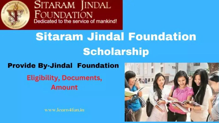 Sitaram jindal scholarship