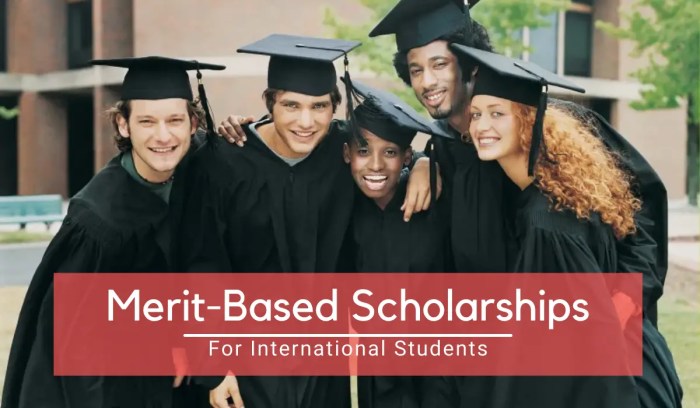 Merit based scholarships