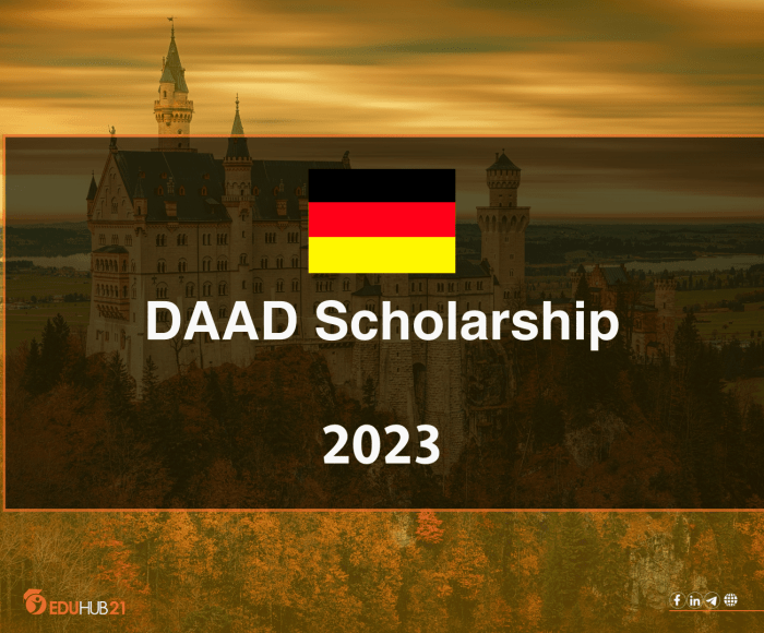 Daad scholarship 2023